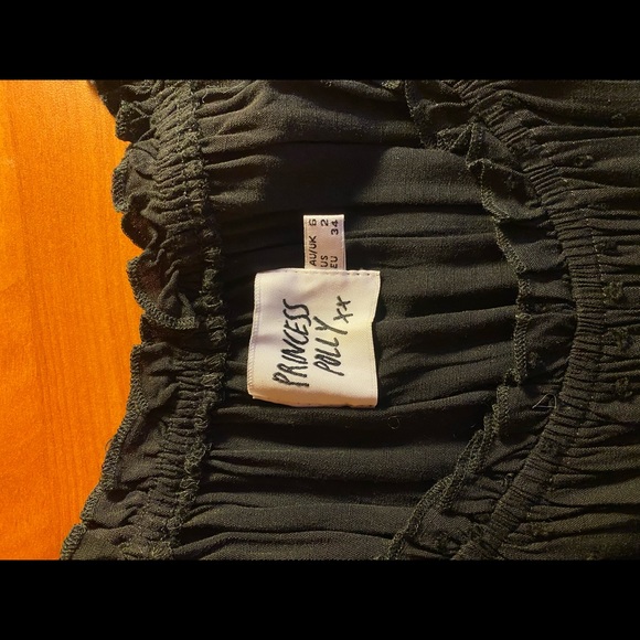 Princess Polly Love Galore Romper in Black, size 2 - Picture 2 of 3